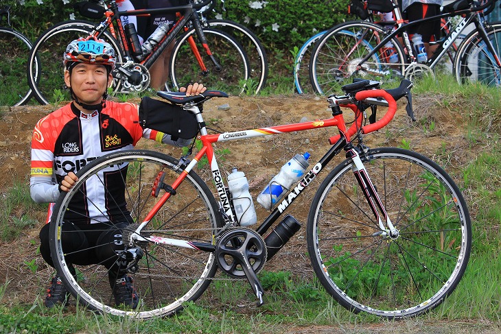 山田 祐詩さん（メイドさん学科自転車部) のマキノ