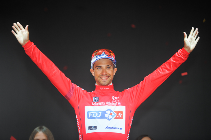 2014年 マリアロッサを獲得したナセル・ブアニ(フランス、FDJ.fr)