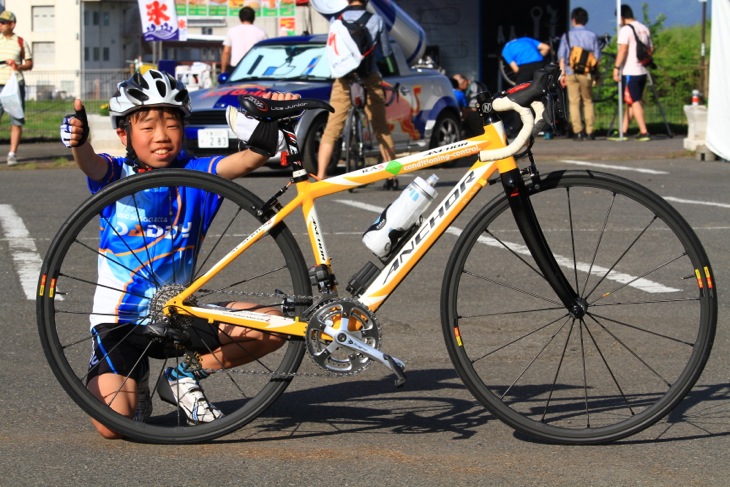 12歳で2年連続160kmを走った稲川槙志(まきし)君のアンカーRA5