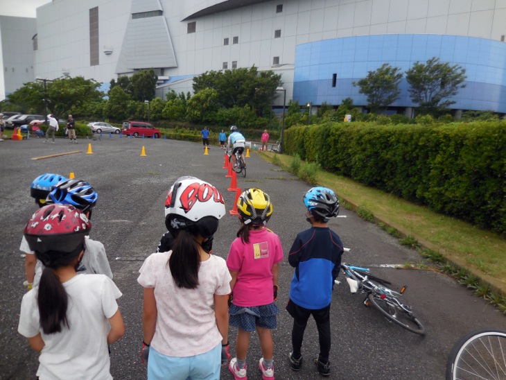 夢の島マリーナで開催したTCF子供のための自転車学校