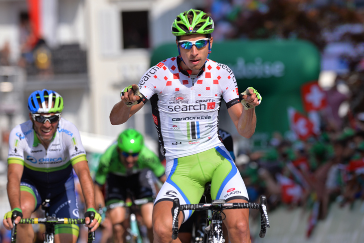 ツール・ド・スイスでステージ1勝したペーター・サガン（スロバキア、キャノンデール）