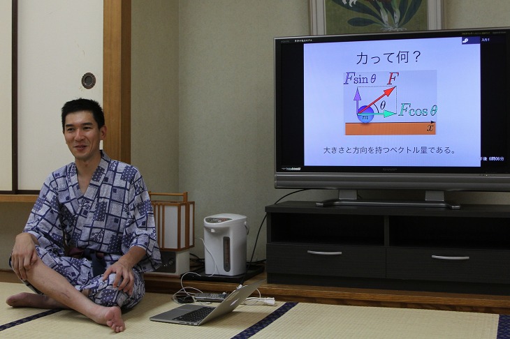 福田氏がパワーメーターの仕組みについて講義