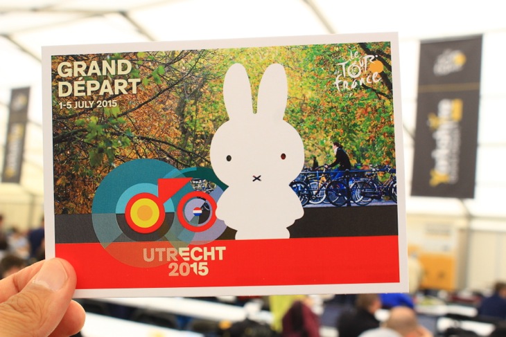 2015ツールのグランデパールに選ばれたユトレヒトのPRカードは「ミッフィー」だ