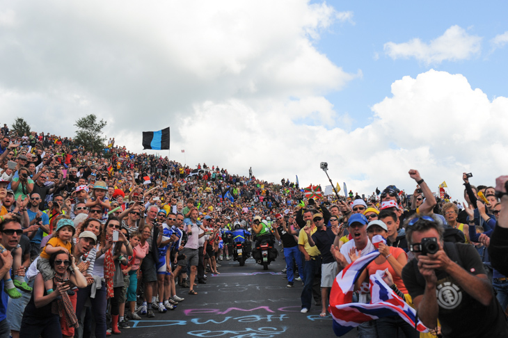 2014年にツール・ド・フランスのグランデパールを迎えたヨークシャー地方