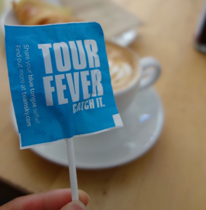 チーム・スカイが配っていた「Tour Fever（ツール熱）」というキャンディ。