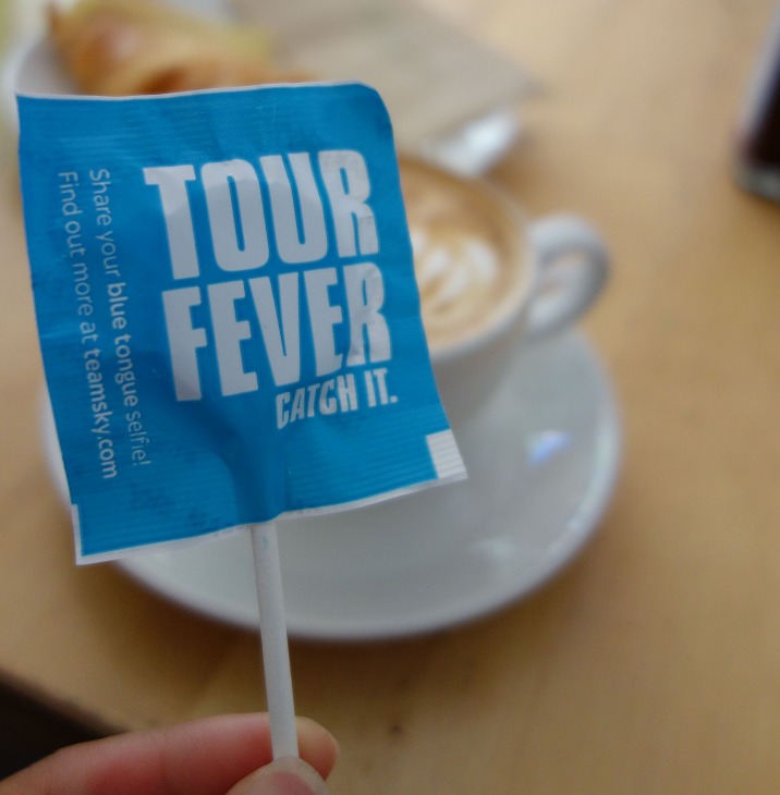 チーム・スカイが配っていた「Tour Fever(ツール熱)」というキャンディ。