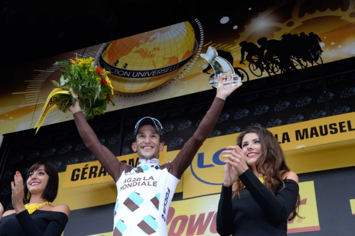ステージ優勝のブレル・カドリ（フランス、AG2Rラモンディアール）