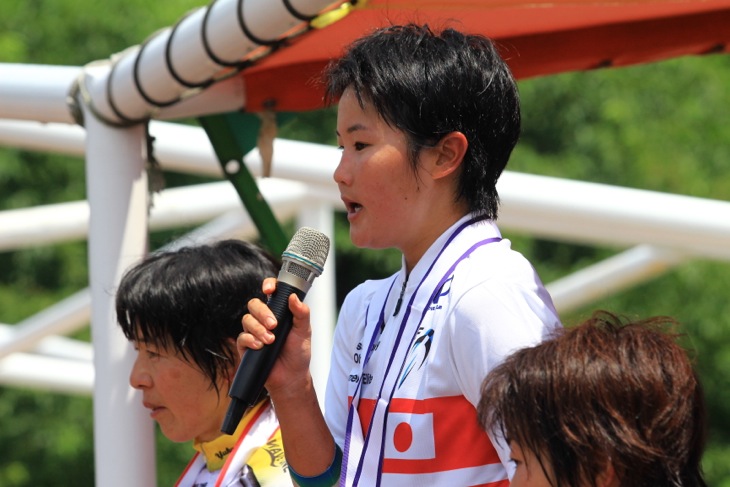 「6年後の東京五輪を目指す」と強く語る與那嶺恵理(サクソバンクFX証券)
