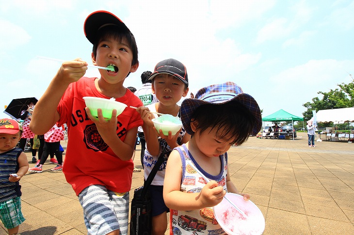 かき氷がおいしい！