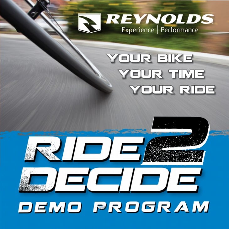 レイノルズ試乗キャンペーン RIDE 2 DECIDE 全国のプロショップにて開催中