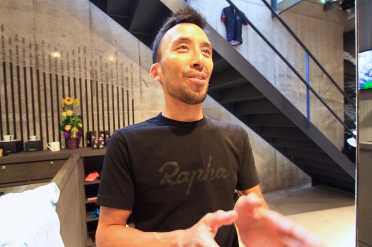 Rapha Cycle Club Tokyoの内田店長