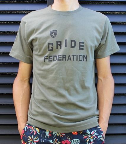 GRIDE ST-10 G-F Tシャツ(モスグリーン)