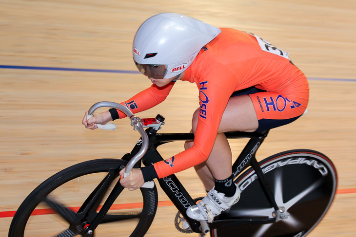 500mタイムトライアル　1位の丸田京（法政大）