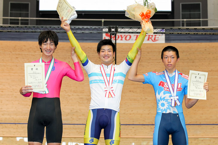 男子4kmインディビデュアルパーシュート 表彰