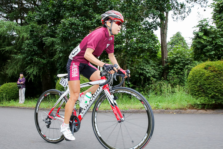 女子、合田祐美子(早稲田大)が50km近くを独走し優勝