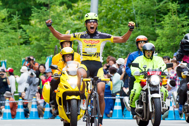 2014年全日本ロードチャンピオンの佐野淳哉(那須ブラーゼン)