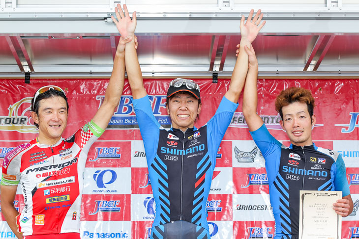 スプリントと総合力に長ける鈴木真理(宇都宮ブリッツェン)と畑中勇介(シマノレーシング)