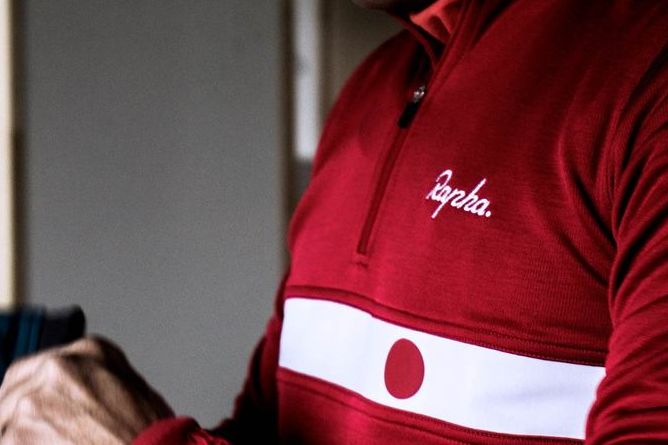 Rapha Long Sleeve Country Jersey(日本)着用イメージ