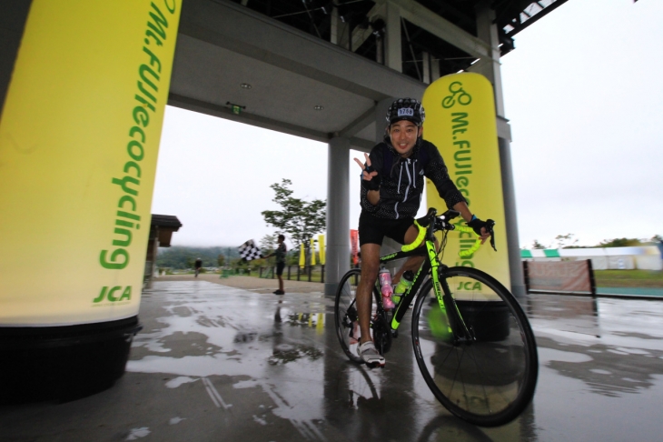 120kmを走り切って見事にゴール！雨の中大変お疲れさまでした