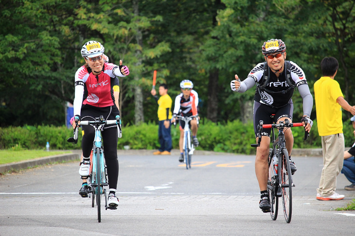 無事に100kmを走り切ってゴール！