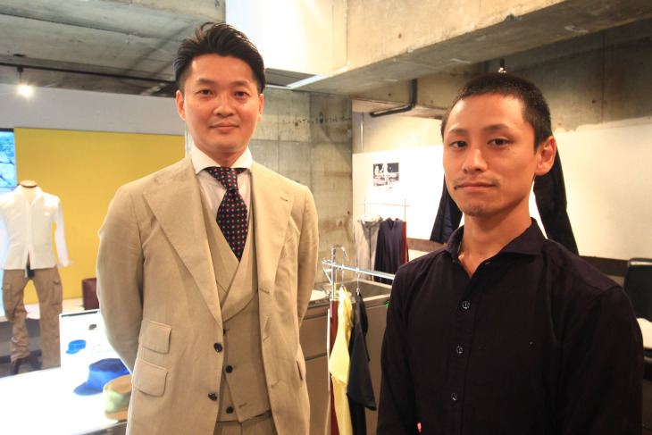 レリックを展開するイノセントデザインワークス代表取締役の服部稔さんと星野さん