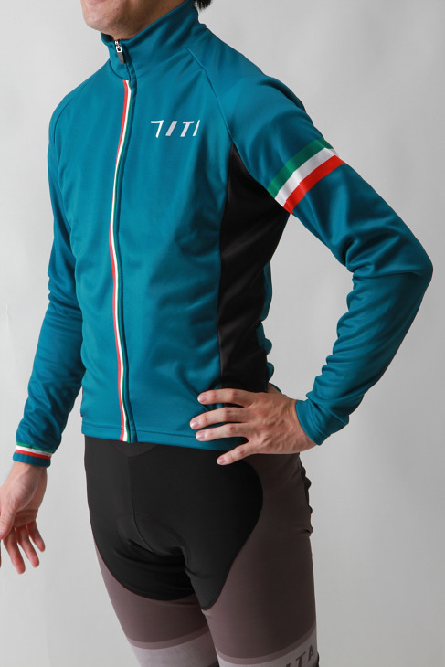 7-ITA Retro Italy LS Jersey(Green)