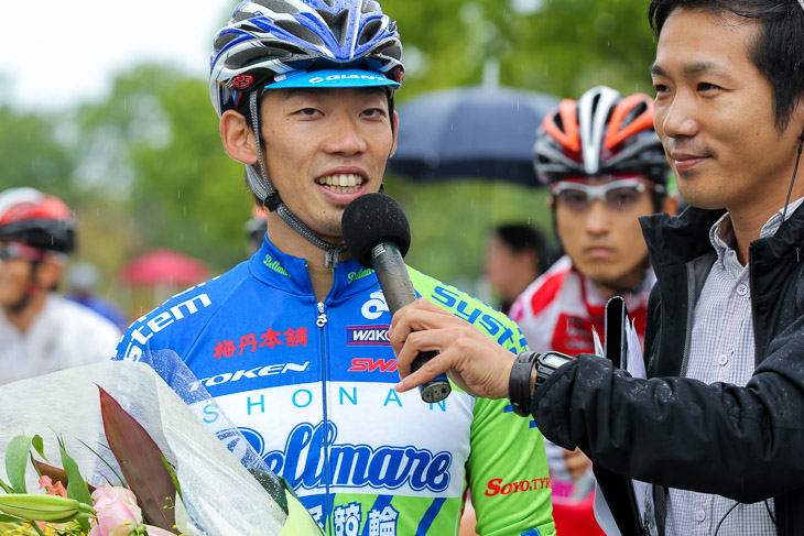 熊野第1ステージ、白浜、湾岸で優勝の辻善光(湘南ベルマーレ)が、この決勝でロード選手を引退