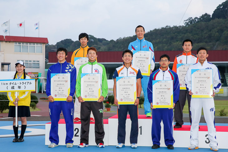 成年1kmタイム・トライアル 表彰