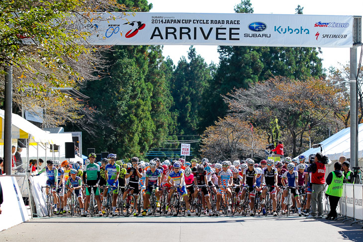 オープン男子 5周+1周 80.8kmのレース
