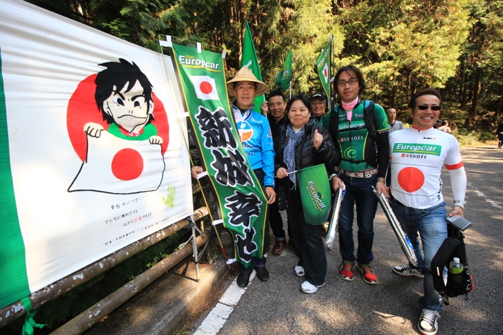ユキヤ応援チームは、遠路はるばる石垣島からやって来ました
