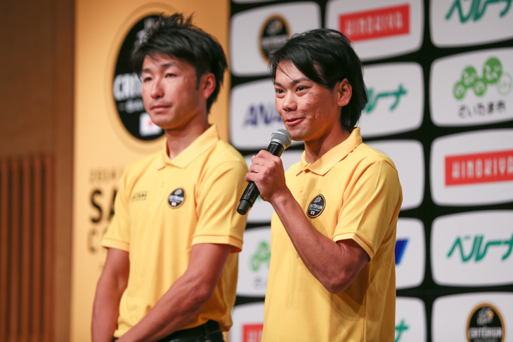 別府史之(トレックファクトリーレーシング)と新城幸也(ユーロップカー)
