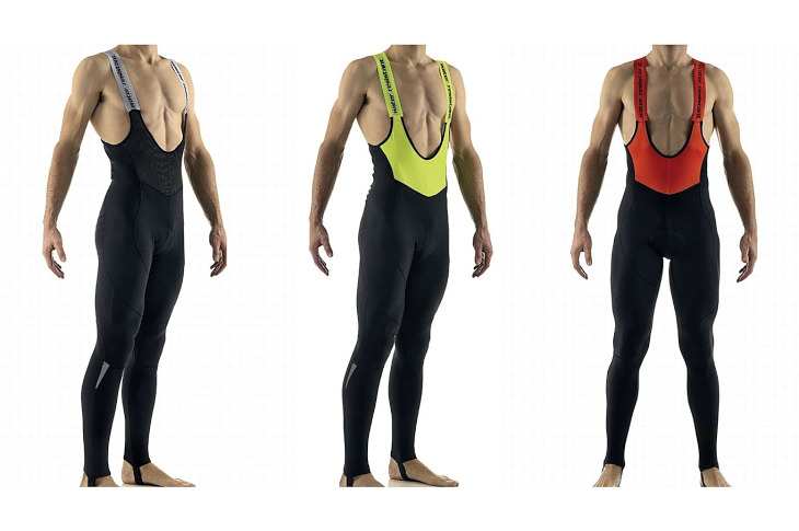 ジェッセージ Ventoux Waterproof Winter Bibtights(Black/Grey、Black/Neon Yellow、Black/Red)