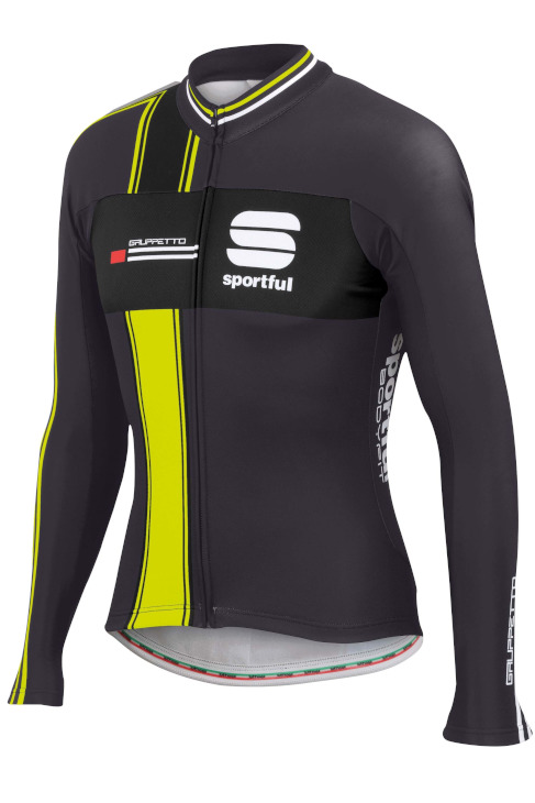 スポーツフル GRUPPETTO LS JERSEY(アンスラサイト/イエロー)