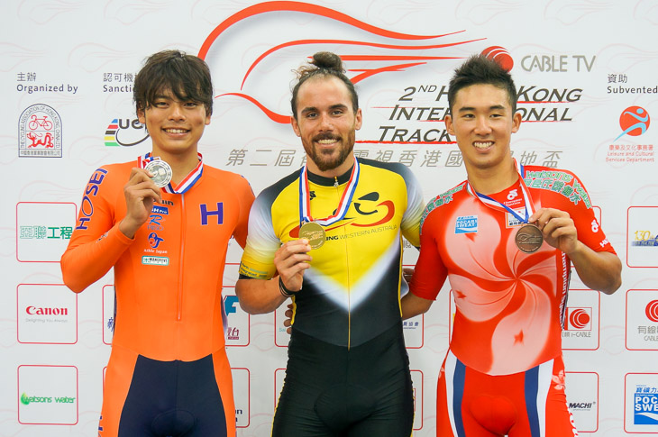 スクラッチで2位に入った新村穣(法政大)