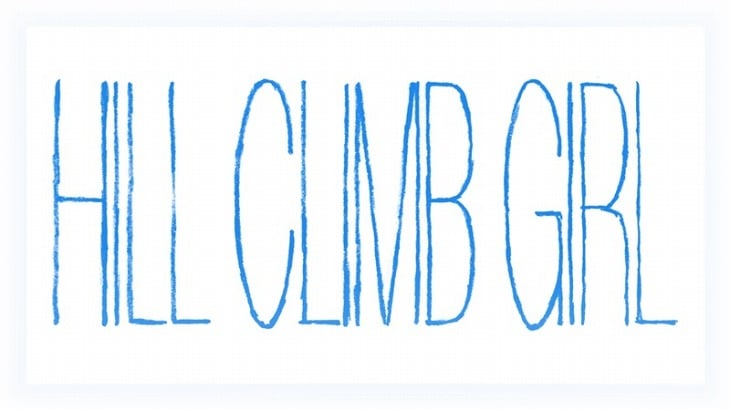 HILL CLIMB GIRL　ロゴ