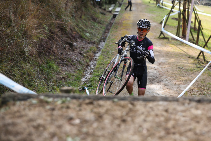 C2　3位に入った菱岡洋志（八ヶ岳CYCLOCROSS CLUB）