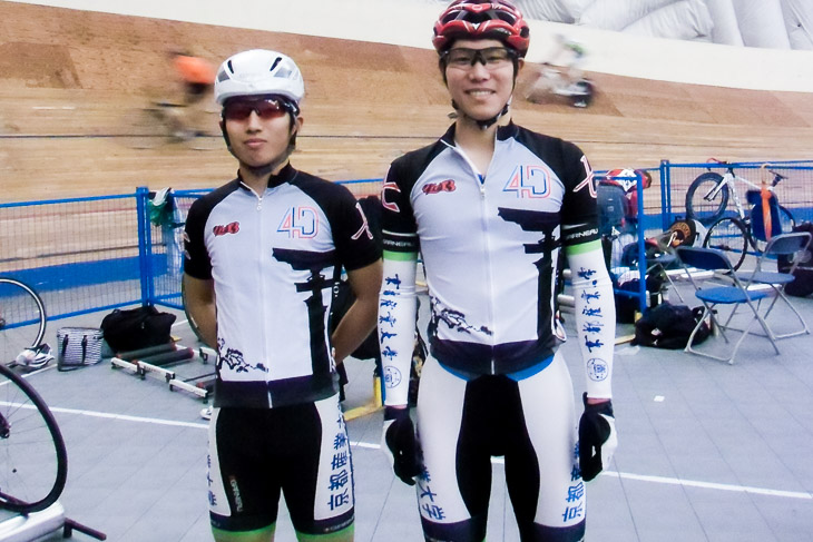 参戦した安田京介(右)と樋口峻明(左)