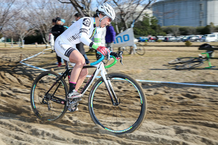 CL1　1位の宮内佐季子（Team CHAINRING）