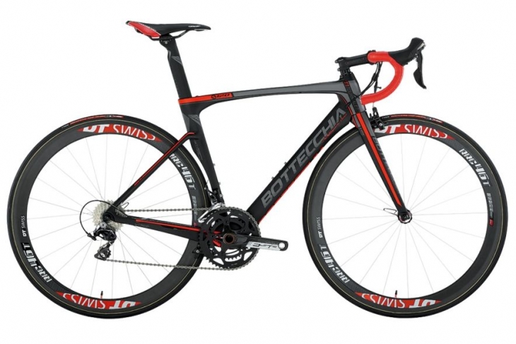 ボッテキア T1 TOURMALET（MATT CARBON/RED）