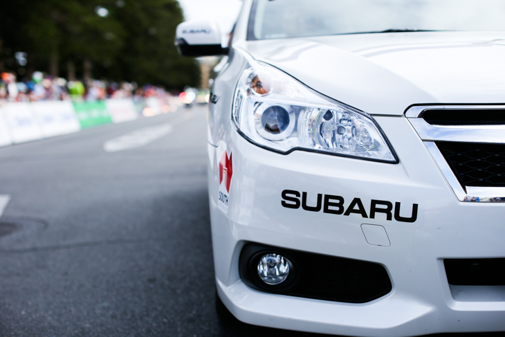 山岳賞のスポンサーでもあるスバルが全ての車両を提供