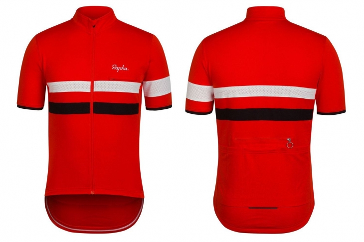 Rapha Brevet Jersey（レッド/ブラック）