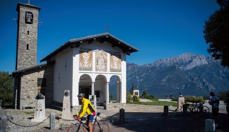 ギザッロ教会やステルヴィオ、モルティローロといったロードレースゆかりの地を巡るフェローサイクルロンバルディアツアー