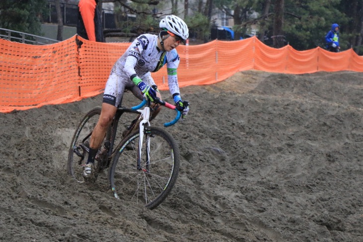 4位と好走した武田和佳(Team Chainring)