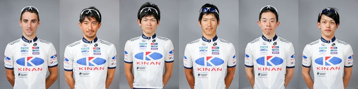 2015メンバー 左からロイック・デリアック、伊丹健治、野中竜馬、水野恭兵、中西重智、阿曽圭佑