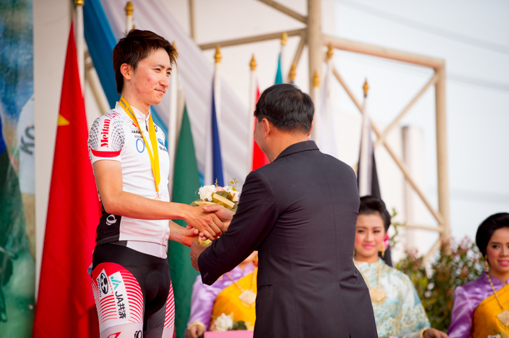 U23男子個人タイムトライアルで銅メダルを獲得した小石祐馬(チャンピオンシステム)