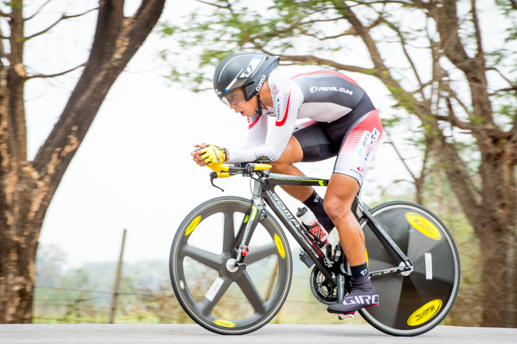 エリート男子個人TT　5位の佐野淳哉（那須ブラーゼン）