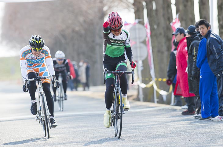 中学生　 多田れおん（GROWING R/T）が田原一機（都立大泉高等学校付属中）をスプリントで下す