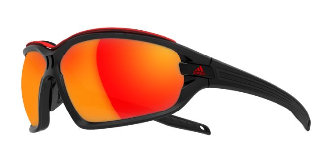 アディダス evil eye evo pro-L レッドミラーHレンズ(マットブラック/ブラック)