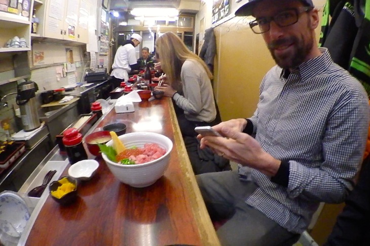 「トロが食べたいよ。アメリカではあんまり美味しくないんだ」とティム