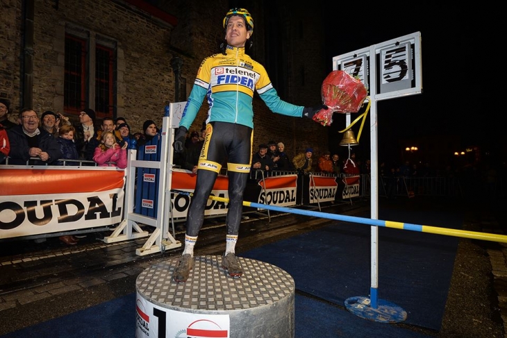 CXハイジャンプで優勝したトム・メーウセン(ベルギー、テレネット・フィデア)
